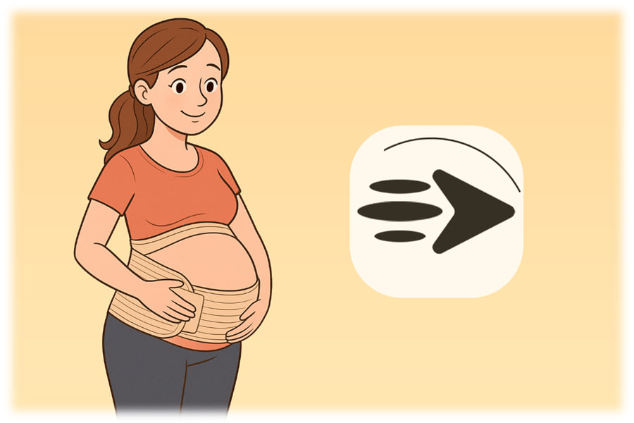 فواید استفاده از شکم بند بارداری