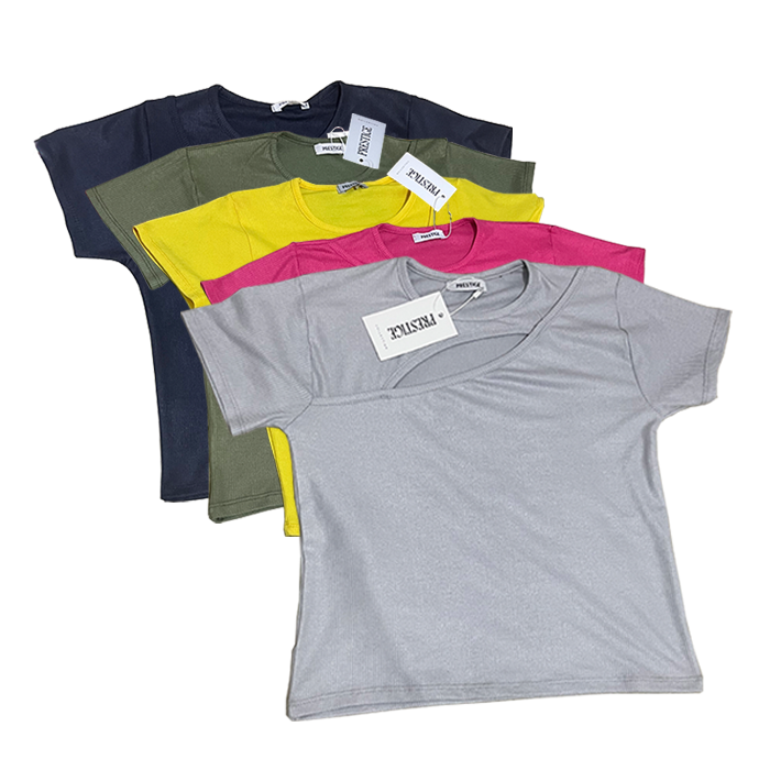 کراپ تاپ مدل یقه اشکی