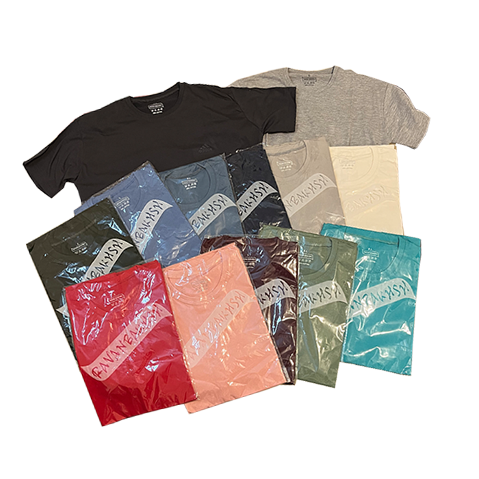 تی شرت تمام پنبه با طرح ساده