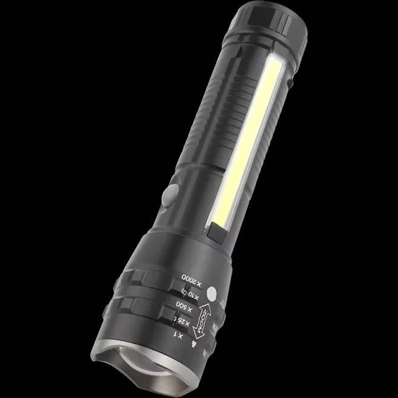 چراغ قوه شارژی و باتری خور مدل P27